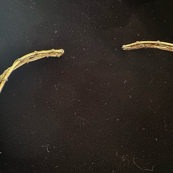 Vintage Fine Silver Work Chain Bib Necklace - Picture 3 of 6